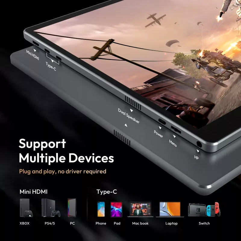 Zakaj bi morali izbrati 16-palčni prenosni monitor 1200P za delo in potovanje?